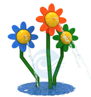 Les enfants de taille de la protection 3.0m d'éclaboussure de l'eau de tournesol arrosent l'équipement de jeu