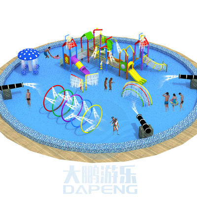 Diamètre commercial de l'équipement 20m de jeu de l'eau d'enfants de Waterpark de zone exposée aux projections de famille