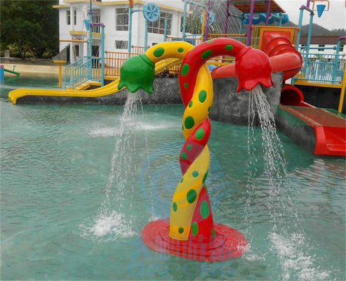 Double largeur 1.6m de la taille 2.2m de fibre de verre de protection d'éclaboussure de l'eau de fleur pour le parc de jet