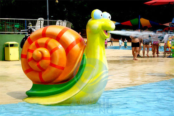 Les enfants animaux de protection d'éclaboussure de l'eau de style jouent des jeux de jet d'eau d'escargot de piscine 1.2m