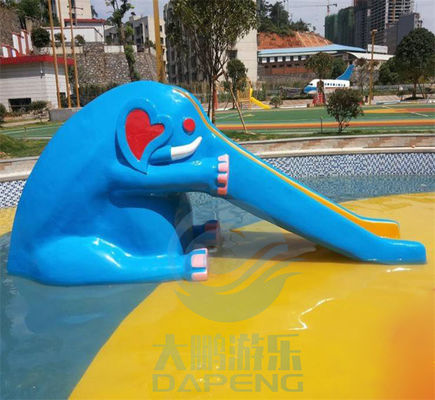 La piscine formée par éléphant de Mini Pool Slide Outdoor Commercial glisse adapté aux besoins du client