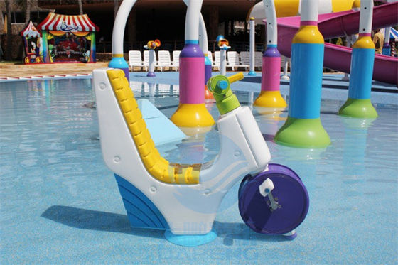Moto de jet d'eau de fibre de verre de jeu de jeu de parc aquatique d'enfants pour le parc d'éclaboussure