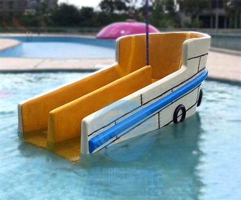 Anti charge statique de Mini Pool Slide Fiberglass Water de parc de glissière commerciale de piscine pour l'hôtel