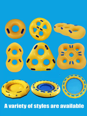 Parque à thème Aqua Slide Ring gonflable avec poignée pour le jeu d'eau
