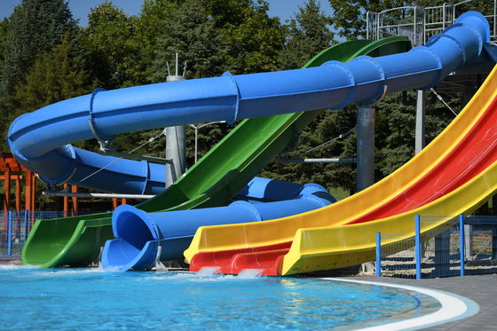 OEM accessoires de piscine commerciaux Fibre de verre glisser pour les enfants