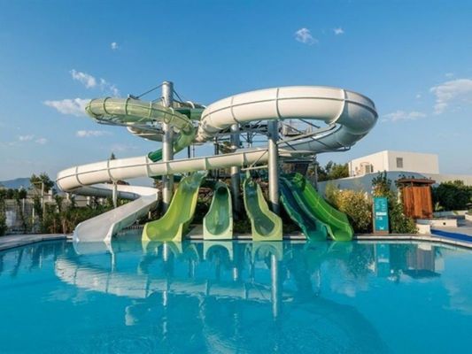 Slide en fibre de verre pour adultes pour le parc d'attractions aquatiques