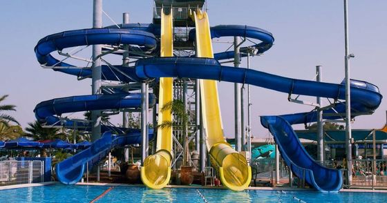 OEM Adultes Grands toboggans en fibre de verre pour le parc d'attractions aquatiques commercial