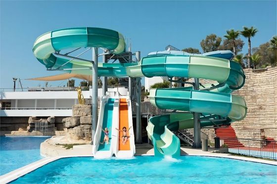 5 personnes piscine en fibre de verre toboggan à l'eau promenade au parc enfants accessoires
