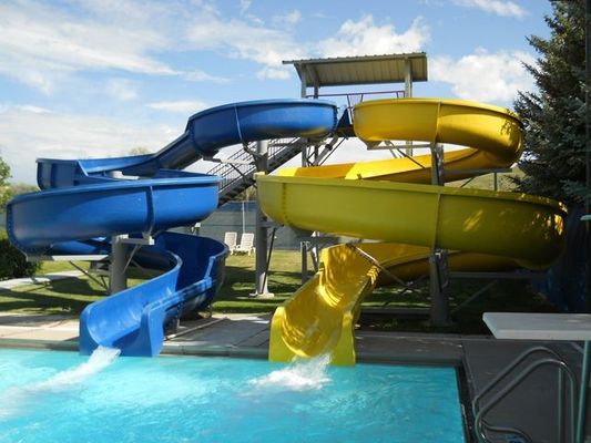 OEM Amuse Park Amusement Ride Fibre de verre de l' eau glisse enfant pour la piscine extérieure