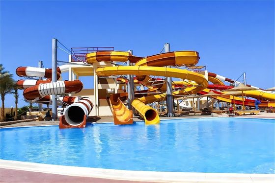 Parcs aquatiques en fibre de verre 10 mm toboggan équipement de jeux aquatiques accessoires de jeux pour enfants