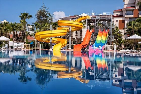 Parcs aquatiques pour 1 personne, toboggan amusant piscine, terrain de jeux, attractions