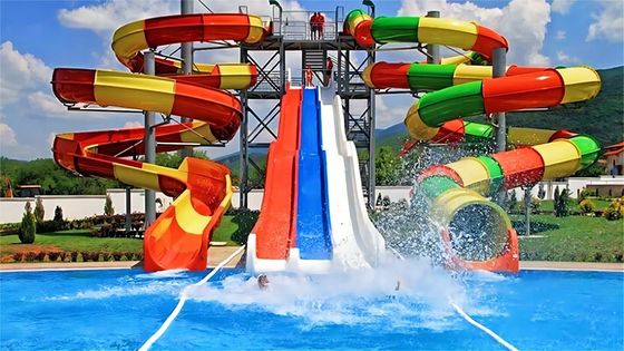 220m3/h Amusement Petit toboggan à eau Enfants Parcs aquatiques