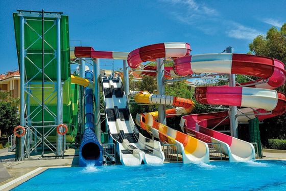 Parcs pour enfants extérieurs à 1 personne, toboggans en fibre de verre