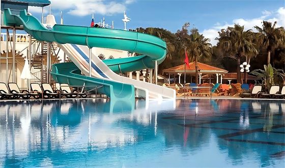 ODM Outdoor Kids Parc aquatique terrain de jeux équipement de jeu Fibre de verre toboggan pour les enfants