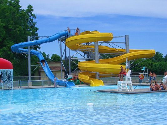 Parcs d'attractions en plein air pour enfants accessoires de jeux d'eau Fibre de verre