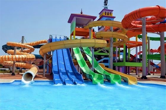 18.5Kw 3m largeur parc aquatique toboggan amusement parc à thème installations jeux