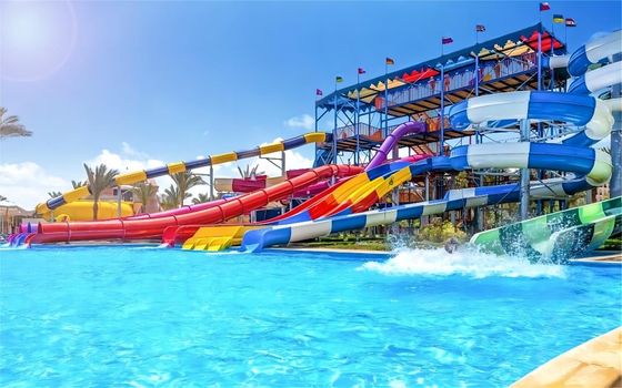 Attraction Parc aquatique pour enfants Glisse de 5 m de large pour piscine