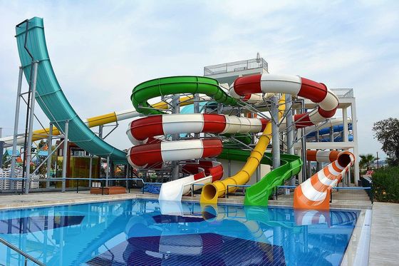 ODM Amusement Parc aquatique piscine enfant balade toboggan en fibre de verre