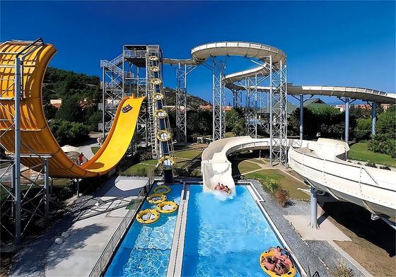 ODM Water Amuse Aqua Park Rides Glisse en fibre de verre pour la piscine