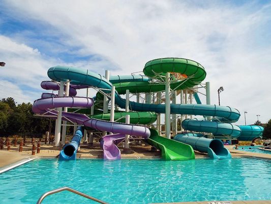 OEM Jeux de jardin aquatique pour enfants Fibre de verre toboggan pour enfants piscine