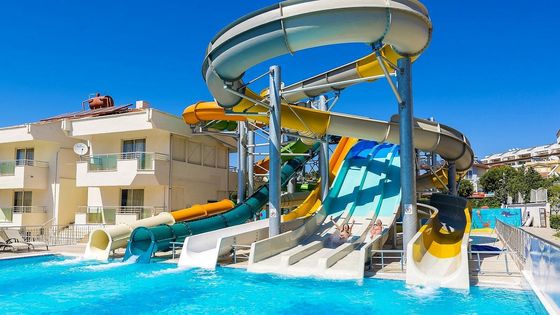 ODM Terrain de jeux en plein air commercial piscine toboggan en fibre de verre pour adultes
