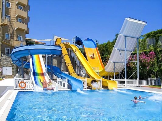 Parcs aquatiques Jeux aquatiques Amusement Equipement de plongeon Glissière en fibre de verre