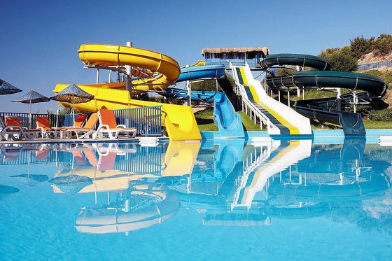 ODM Outdoor Kids Spray Terrain de jeux Jeux d'eau Piscine équipement sportif toboggans en spirale