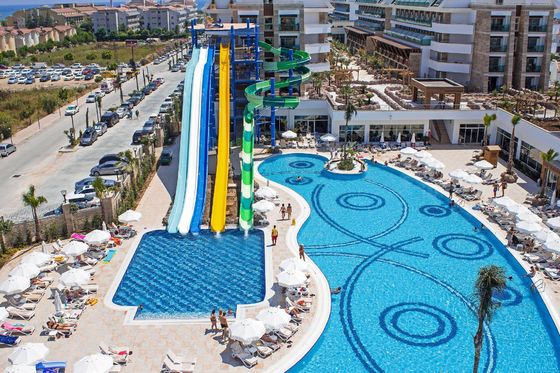 Parcs d'attractions aquatiques pour enfants en plein air Glissières de piscine