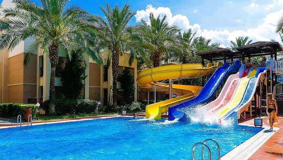 OEM eau Aqua amusement parc aquatique Rides Fibre de verre toboggans pour les enfants
