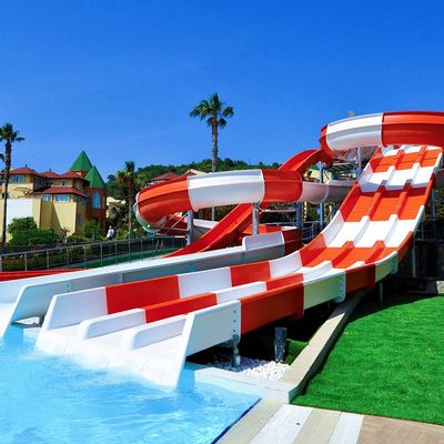 Pour enfants, terrain de jeux extérieur, piscine, accessoires, toboggan en fibre de verre pour enfants