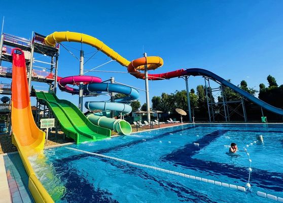 Piscine de l'Aqua Park Glisse à eau en fibre de verre sur mesure