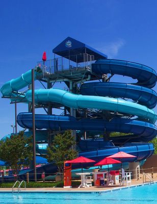 Parc aquatique Jeux d'eau d'été Fibre de verre toboggan pour enfants