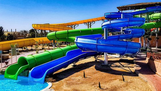 Parcs aquatiques pour enfants Équipement de terrain de jeux piscine glissière de jeux d'eau