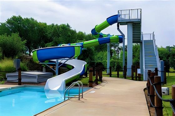 Piscine extérieure en fibre de verre équipement de parc aquatique pour terrain de jeux