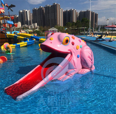 Piscine Fibre de verre grenouille toboggan à eau Jeux de jouets pour enfants
