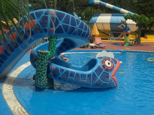 Un bon prix. Parcs d'attractions en plein air Carnavals Jouets aquatiques serpent toboggan en fibre de verre en ligne