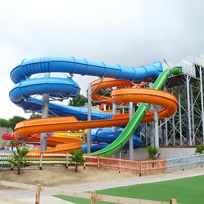 Toboggan aquatique oscillant en fibre de verre personnalisé, équipement de parc aquatique extérieur, passionnant pour les professionnels, parfait pour les piscines, les parcs, les familles, anti-ultraviolet