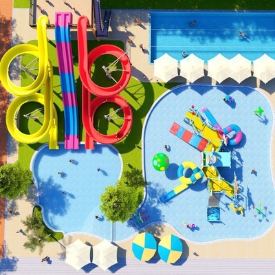 Un bon prix. Custom Fiberglass Water Slide for Resorts and Water Parks en ligne