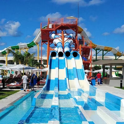 Un bon prix. Outdoor Fiberglass Water Park Slide with 6-8mm Thickness Customized Size and Over 10 Years Service Life en ligne
