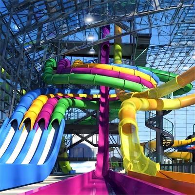 Un bon prix. Commercial Fiberglass Water Park Slide with 7.3m Height and Pool End for Kids and Adults en ligne