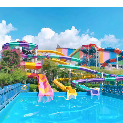 qualité High Strength Fiberglass Commercial Amusement Park Slide Service Life Over 10 Years With 2D And 3D Design Usine