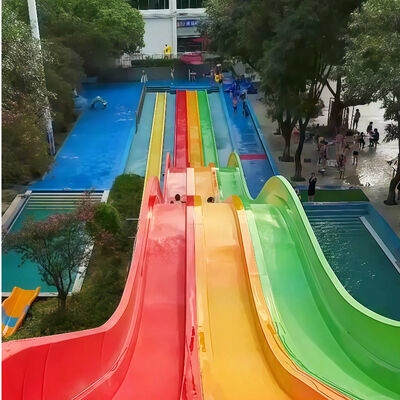 Parcs aquatiques toboggan piscine en fibre de verre équipement de terrain de jeux extérieur pour la maison commercial plus de 10 ans