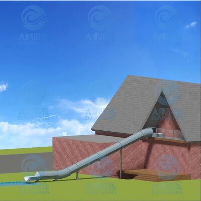 Un bon prix. 4.14m Durable Fibre de verre Fermé toboggan d'eau de jardin d'amusement pour les piscines résidentielles sur mesure en ligne