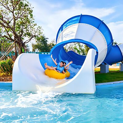2026 Best Sale Mini Small Tornado Fiberglass Water Slides Commercial For Aquatic Park Color Custom