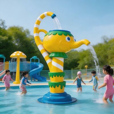 qualité Thème interactif de la théière pour enfants, fonctionnalité de jeux d'eau pour le parc aquatique Usine