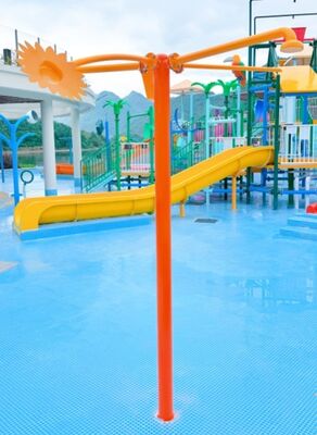 Un bon prix. L' éclaboussure d'eau en tournesol en acier inoxydable caractéristique Forme irrégulière Pour le parc aquatique en ligne