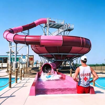 Un bon prix. Le parc d'attractions Space Bowl Glisse d'eau pour piscine Fabricant en FRP personnalisé de 610 mm d'épaisseur en ligne