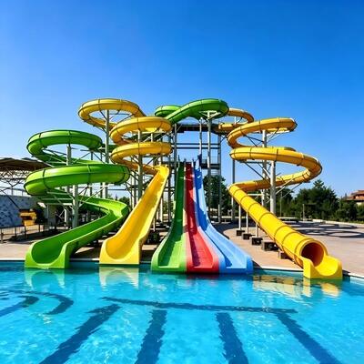 Parc aquatique pour piscine, toboggan aquatique pour parc aquatique, conception personnalisée