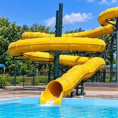 qualité Toboggan aquatique en fibre de verre résistant à l'oxydation pour parc aquatique de complexe hôtelier avec design 3D Usine