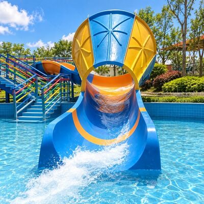 qualité Toboggan aquatique commercial en fibre de verre avec certification ROHS Usine
